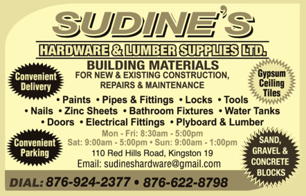 Sudine's Hardware & Lumber Supplies Ltd