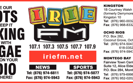 Irie FM (Grove Broadcasting Co Ltd)
